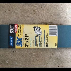 Norton Belt Sander Sandpaper 2 Pack